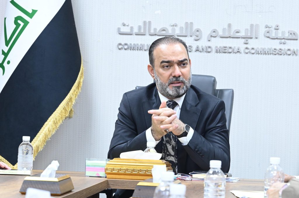 رئيس هيأة الإعلام والاتصالات يهنئ شبكة الإعلام العراقي بذكرى تأسيس تلفزيون العراق
