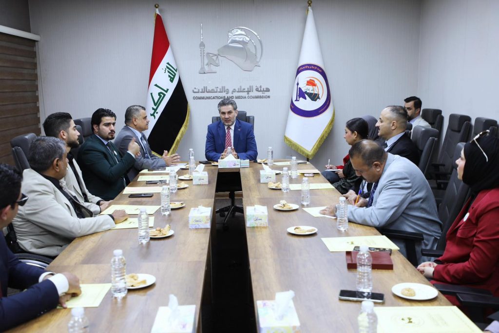 هيأة الإعلام والاتصالات تستقبل تجمع المعوقين العراقيين وتبحث دعم حقوق ذوي الإعاقة إعلامياً واتصالياً